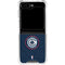 NBA Los Angeles Clippers Distressed Blue Galaxy Z Flip6 Clear Case